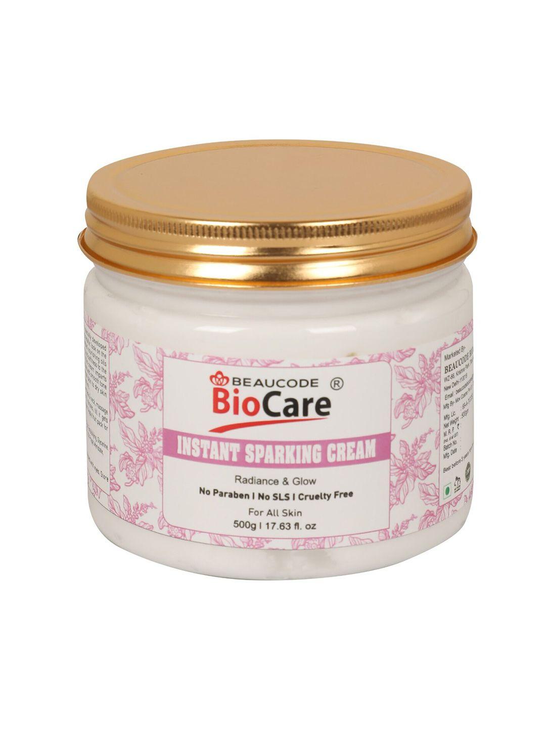 BEAUCODE BIOCARE Instant Sparkling Face & Body Cream for All Skin Types - 500 g