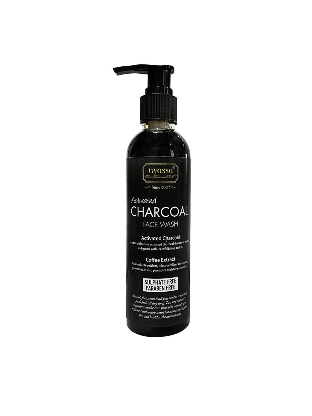 Nyassa Activated Charcoal Face Wash with Coffee Extract - 200 ml