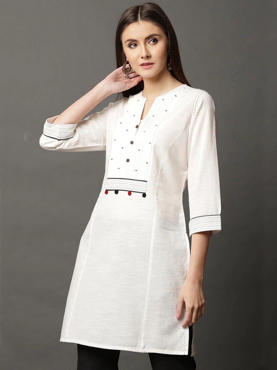 lakshita-off-white-&-black-embroidered-pure-cotton-tunic
