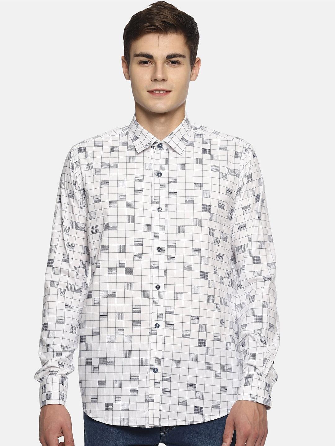 couper-&-coll-men-white-premium-slim-fit-printed-party-shirt