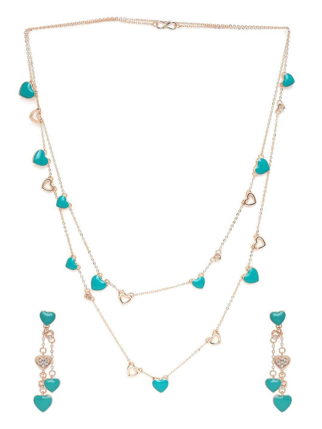 Mahi Women Green Necklace and Chains