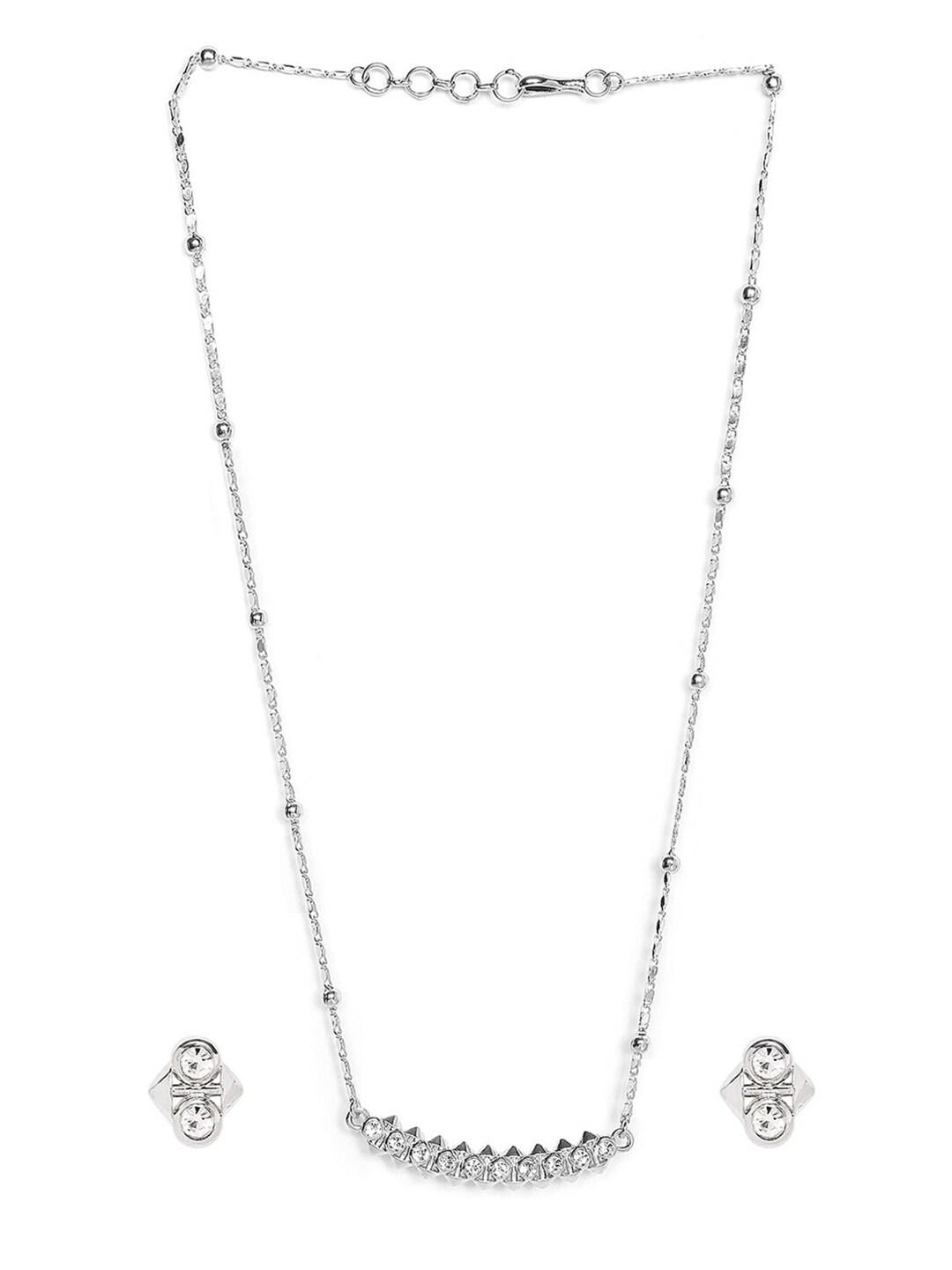 Mahi Women Silver Necklace and Chains