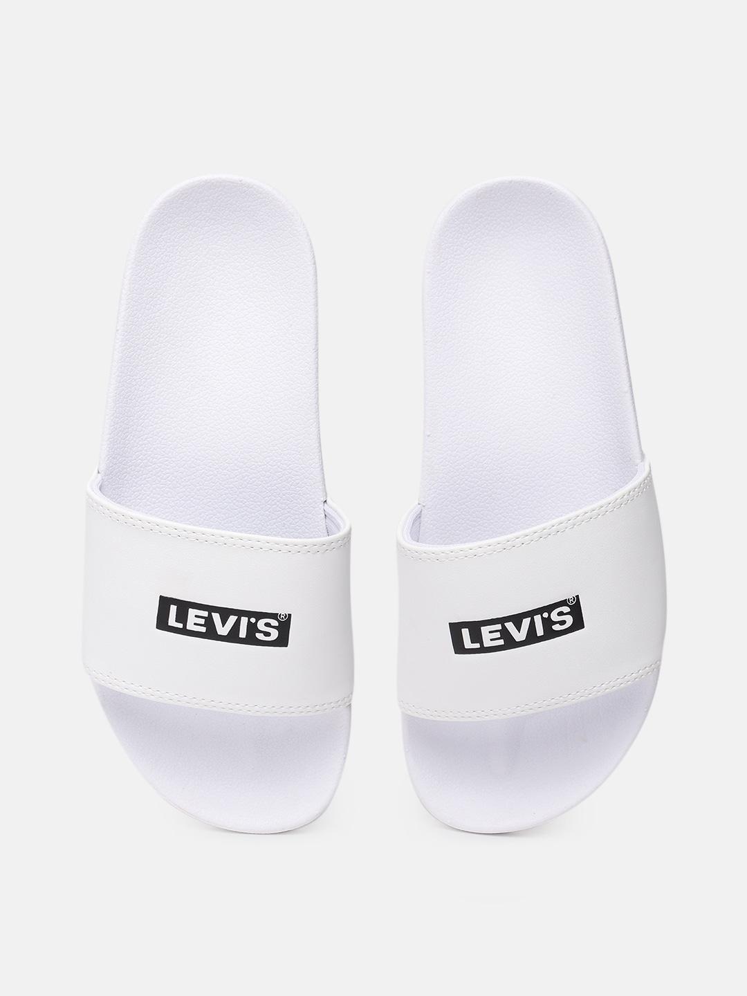 levis-women-white-printed-sliders