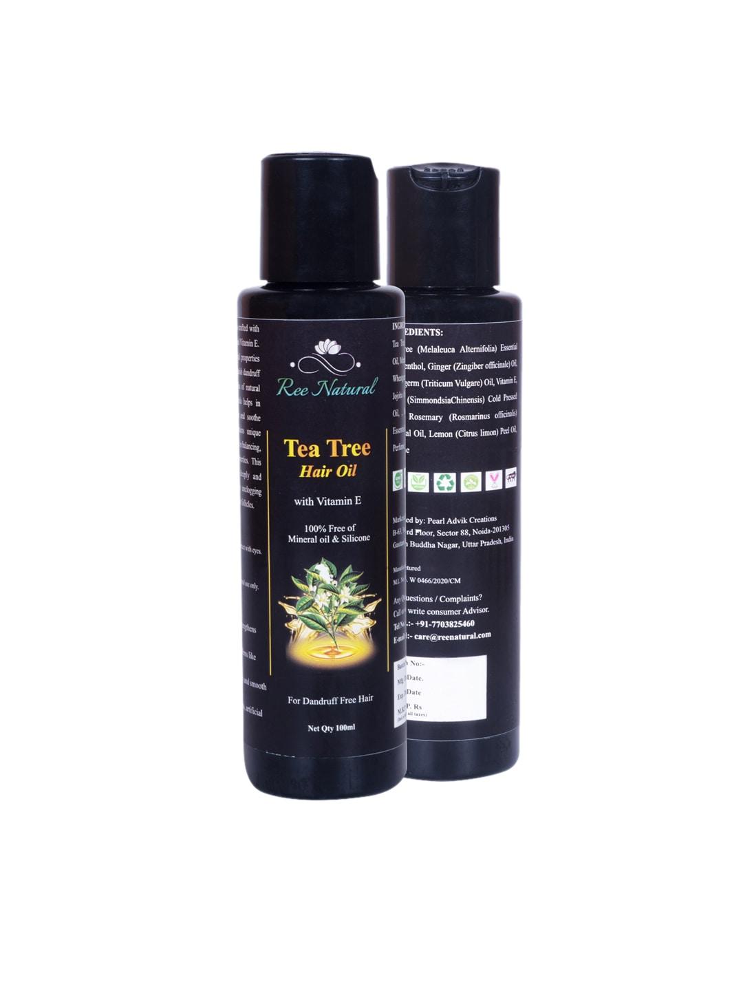 Ree Natural Tea Tree Hair Oil with Vitamin E - 100 ml