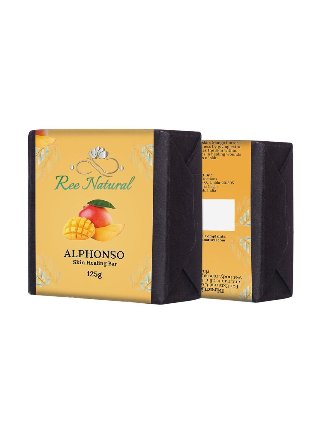 Ree Natural Cold Processed Alphonso Skin Healing Bar - 125g