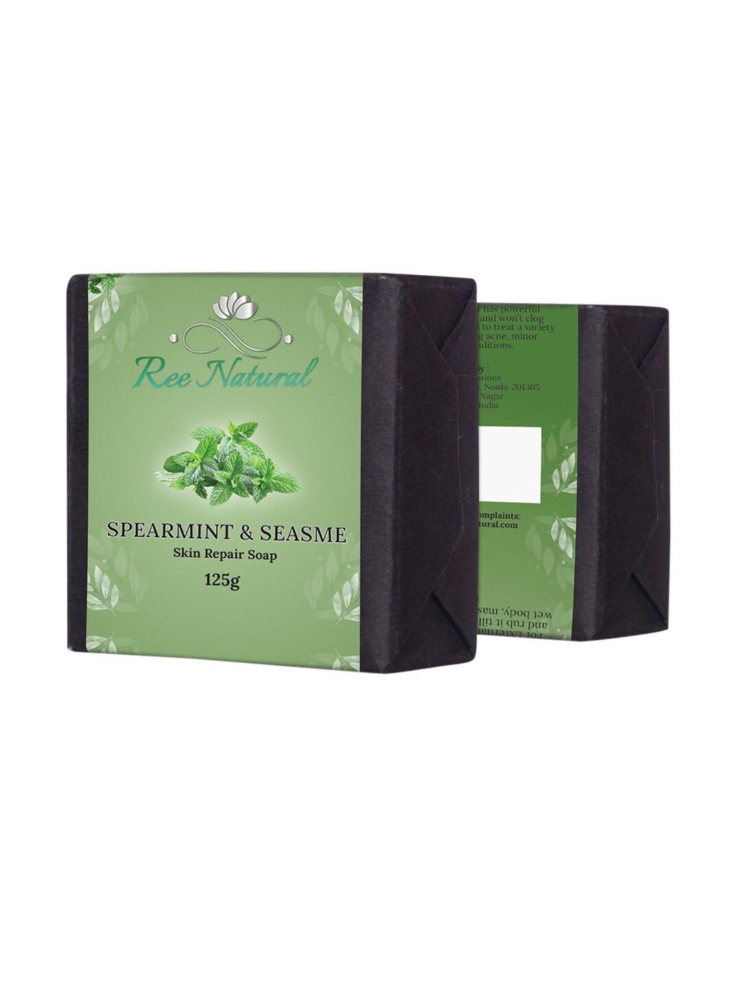 Ree Natural Cold Processed Spearmint & Sesame Skin Repair Soap - 125g