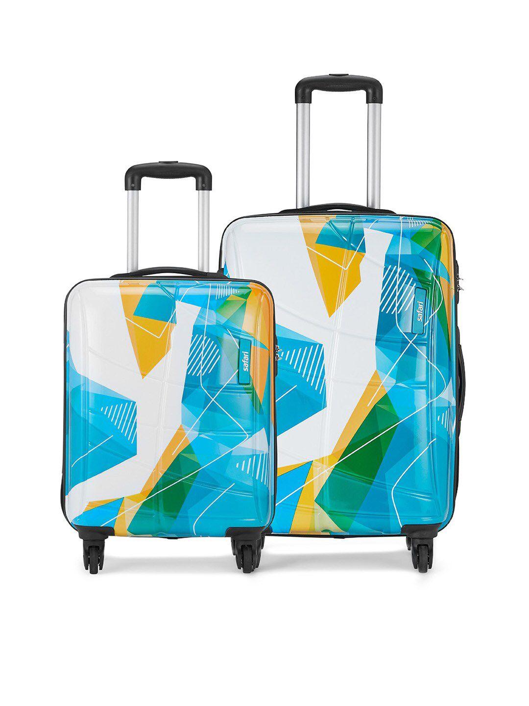 safari-set-of-2-blue-printed-hard-sided-trolley-suitcases