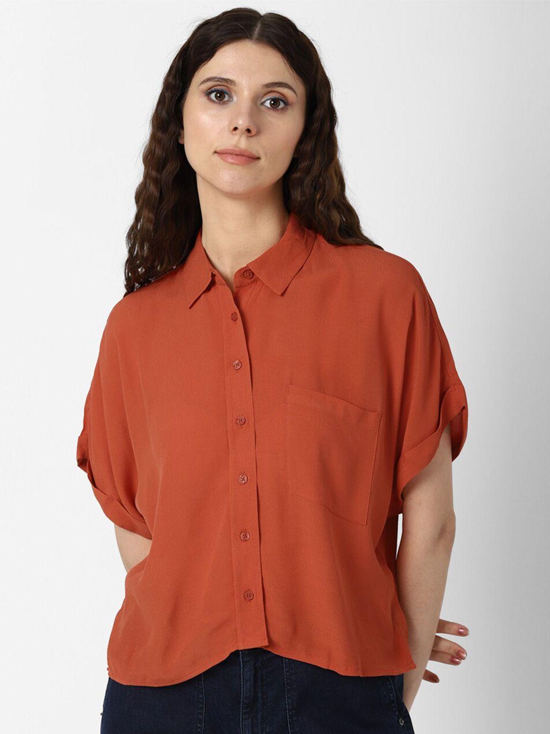 forever-21-women-red-casual-shirt