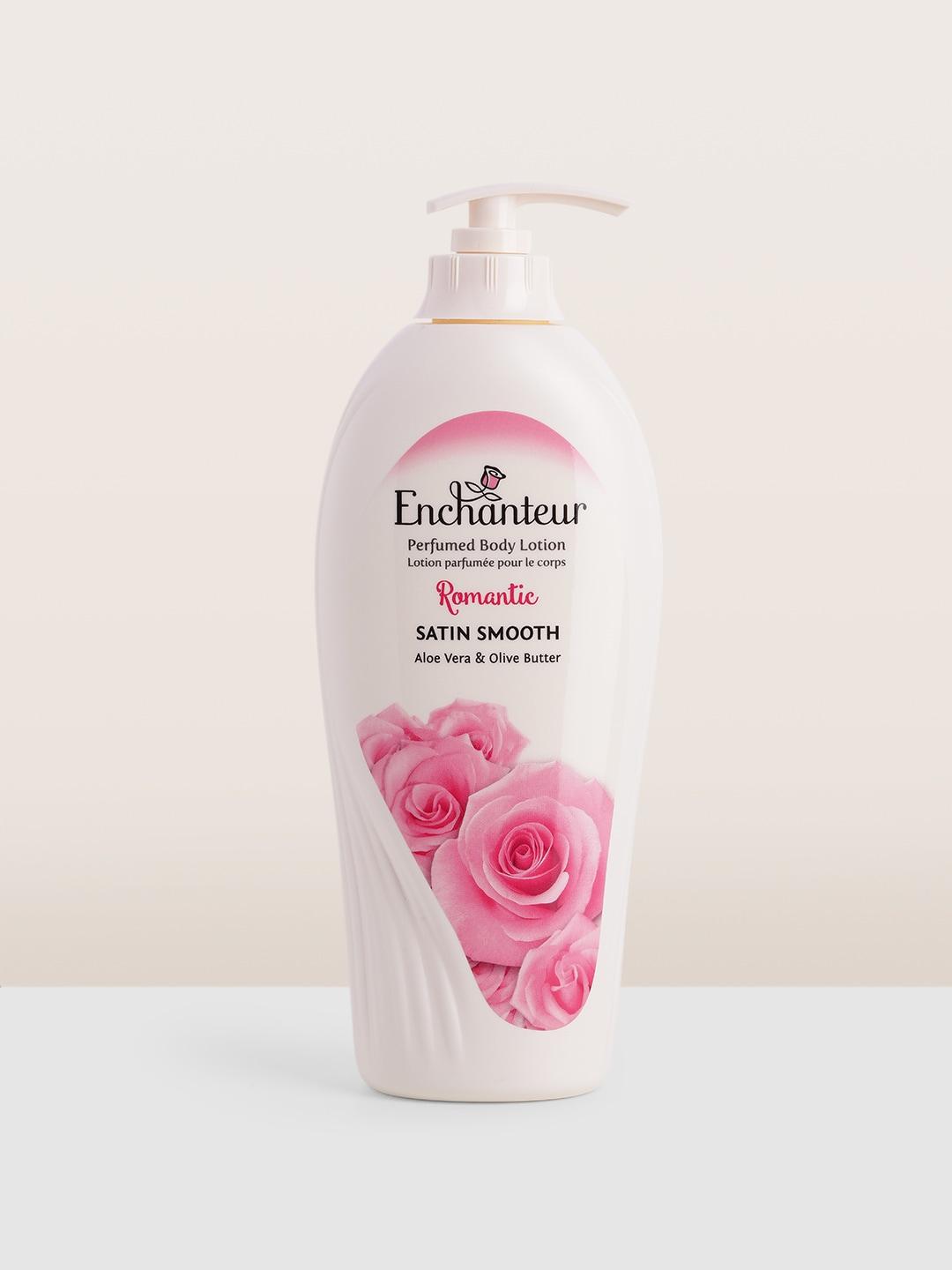 Enchanteur Romantic Satin Smooth Perfumed Body Lotion with Aloevera & Olive Butter - 500ml