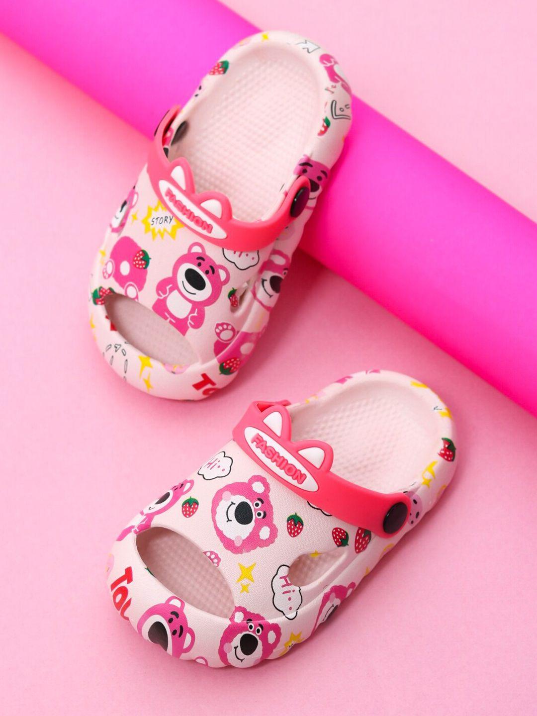yellow-bee-girls-pink-comfort-sandals