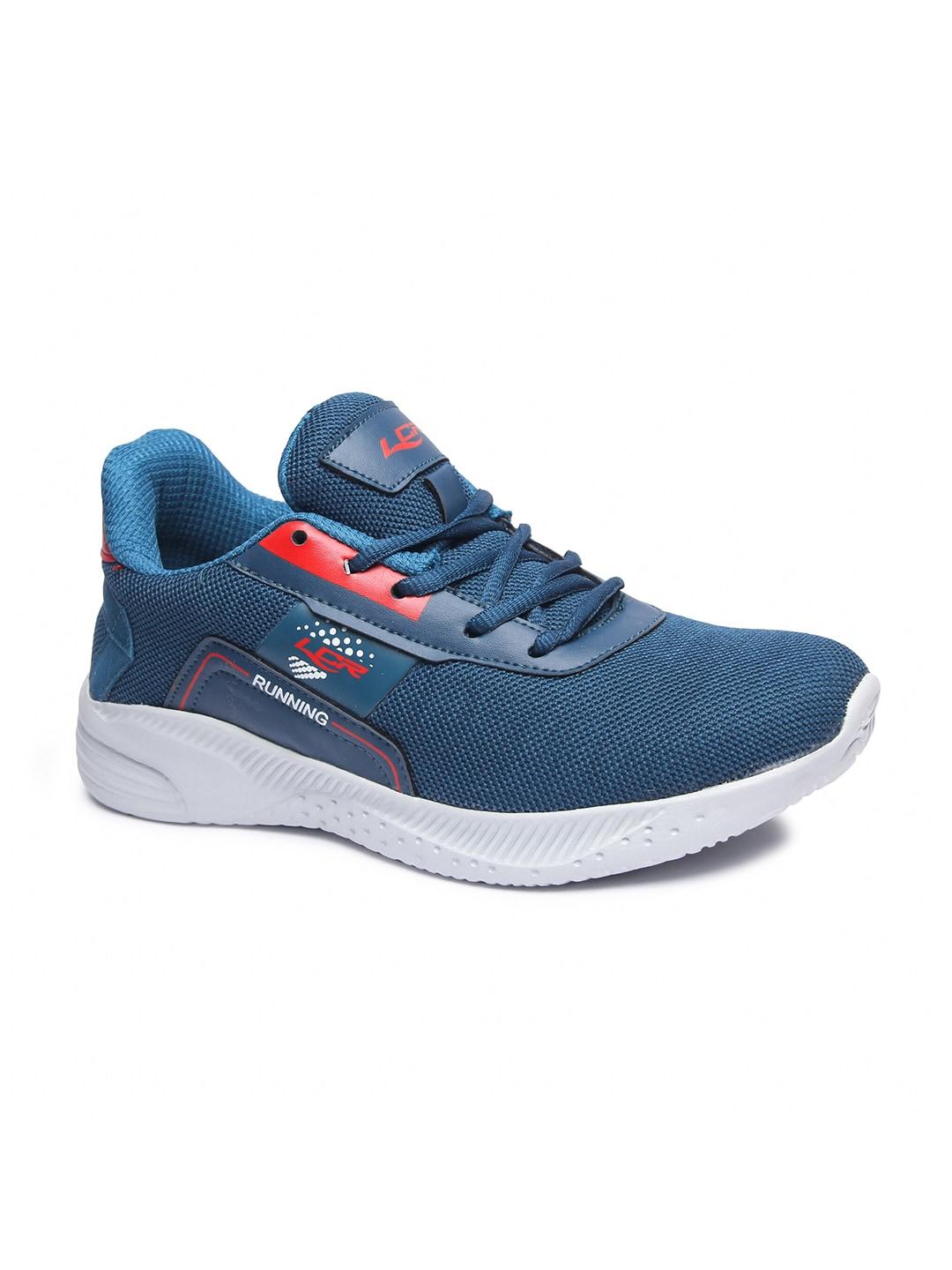 Lancer Men Blue Textile Running Non-Marking  Sports Shoes
