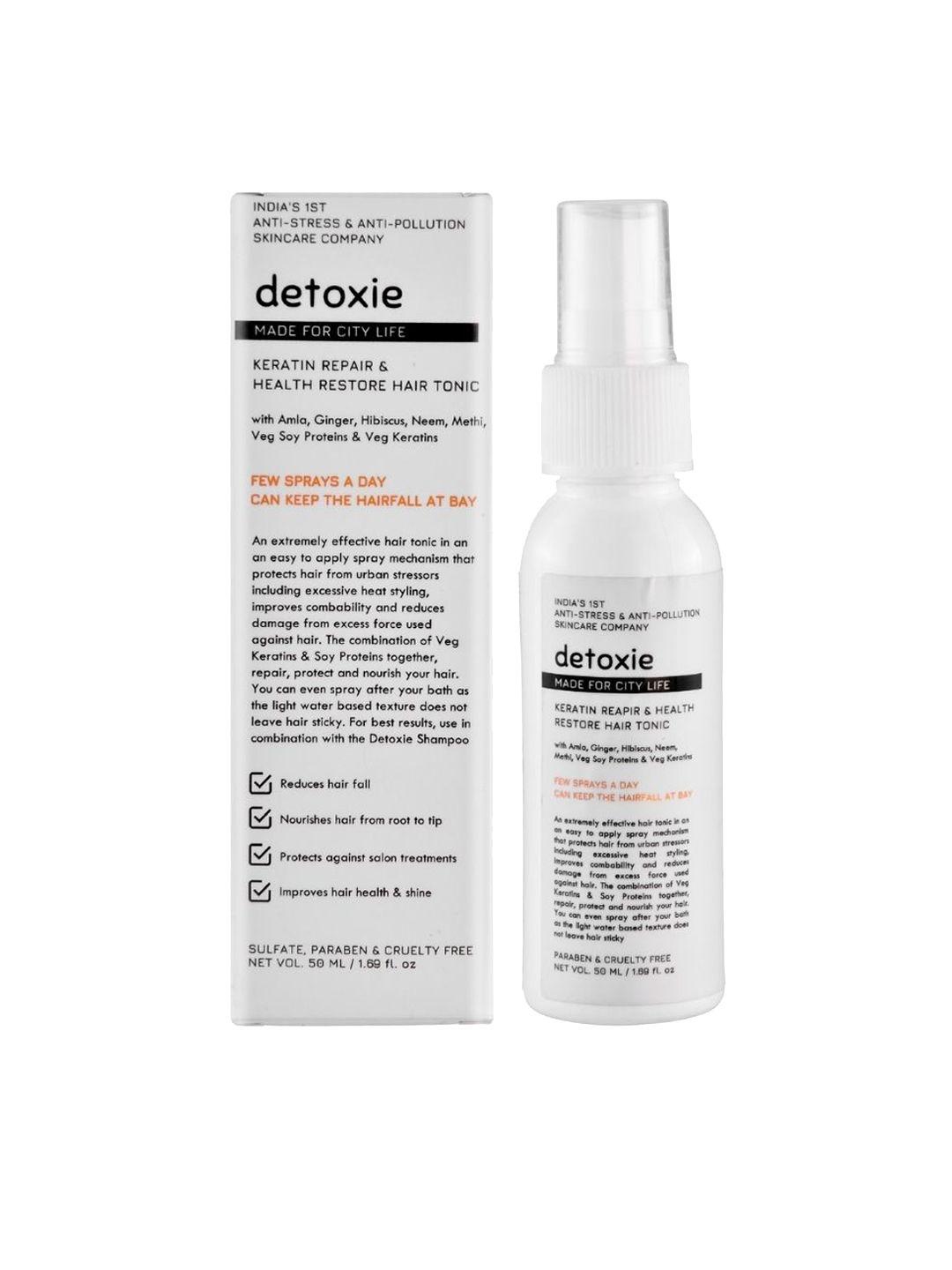 Detoxie Keratin Repair & Health Restore Hair Tonic with Amla & Ginger - 50 ml