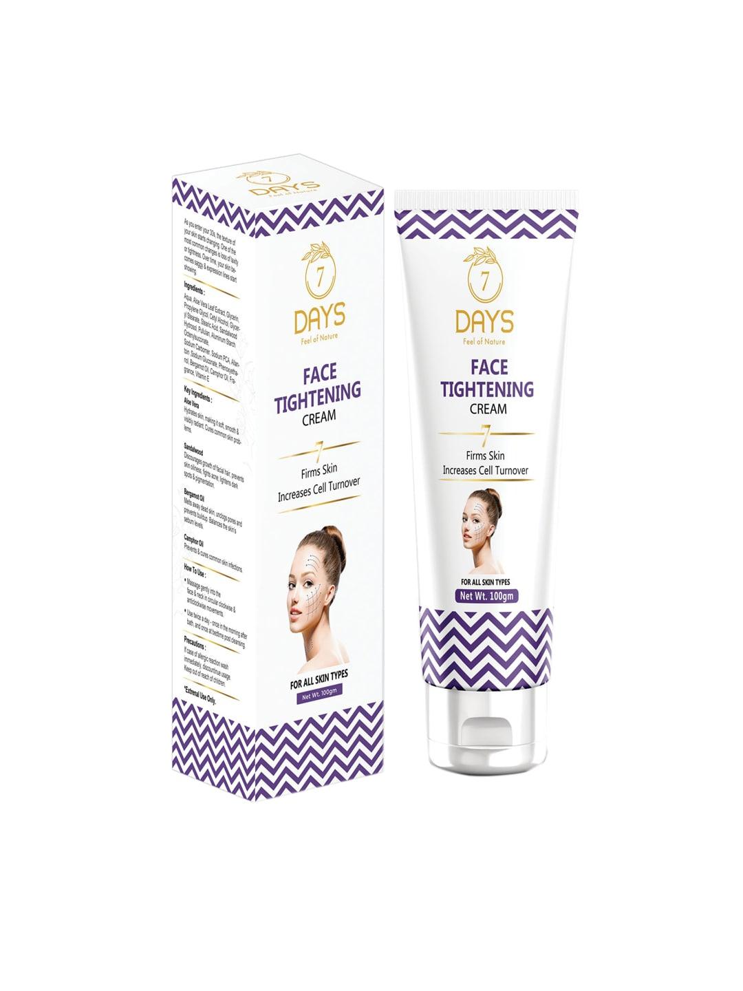 7 DAYS Face Tightening Cream - Reduces Fine Lines & Wrinkles - 100g