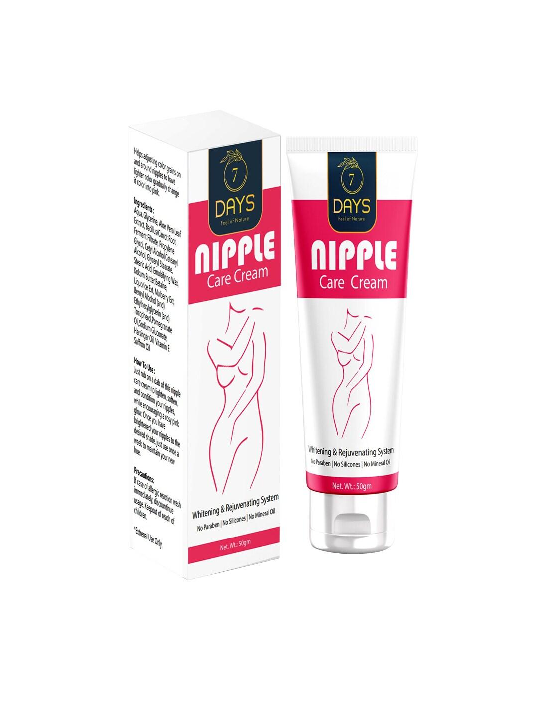 7 DAYS Nipple Care Whitening Cream with Saffron & Aloe Vera - 100g