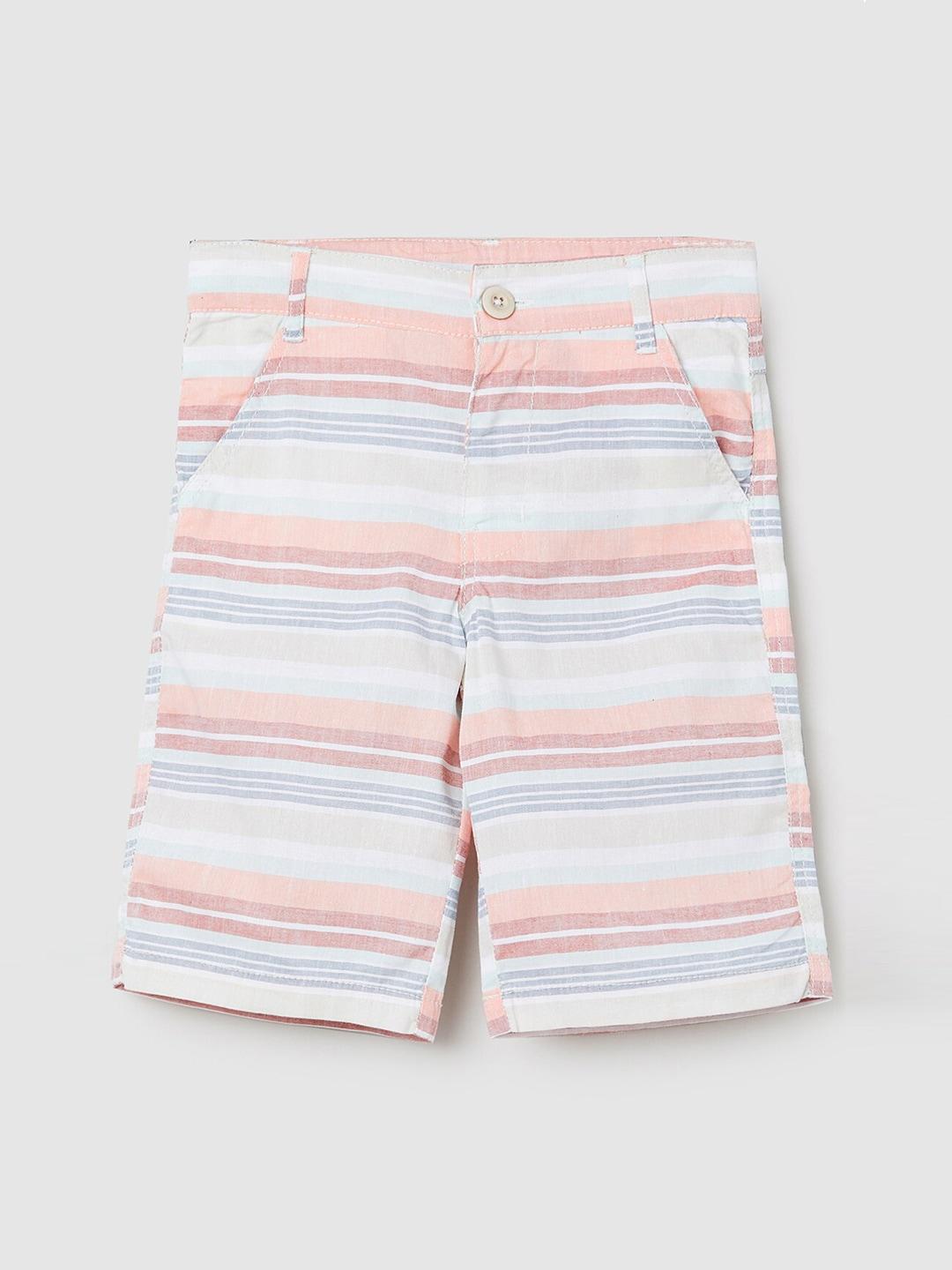 max-boys-multicoloured-striped-shorts