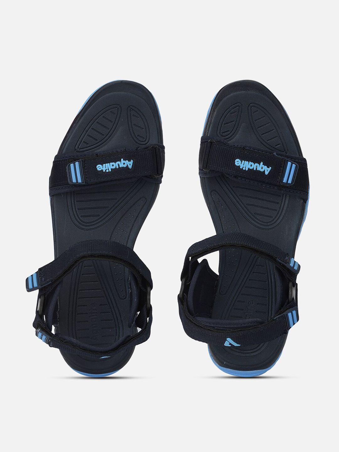 Aqualite Men Navy Blue Sports Sandals