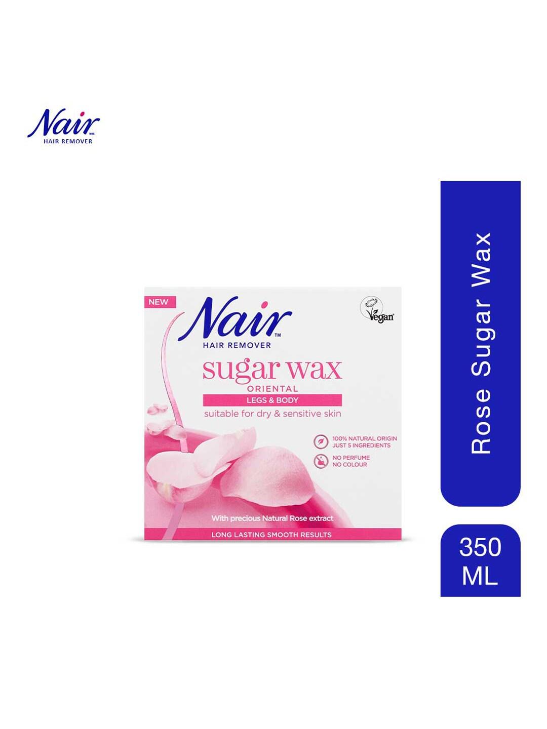 Nair Oriental Sugar Wax for Dry & Sensitive Skin with Rose Extracts - 350ml