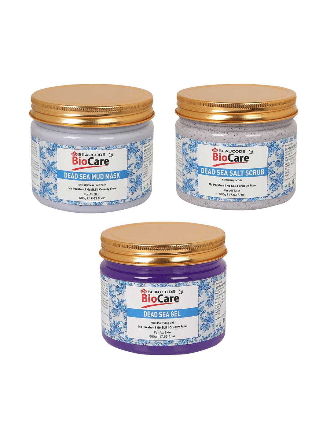 beaucode-biocare-dead-sea-facial-kit-for-all-skin-types---1500g