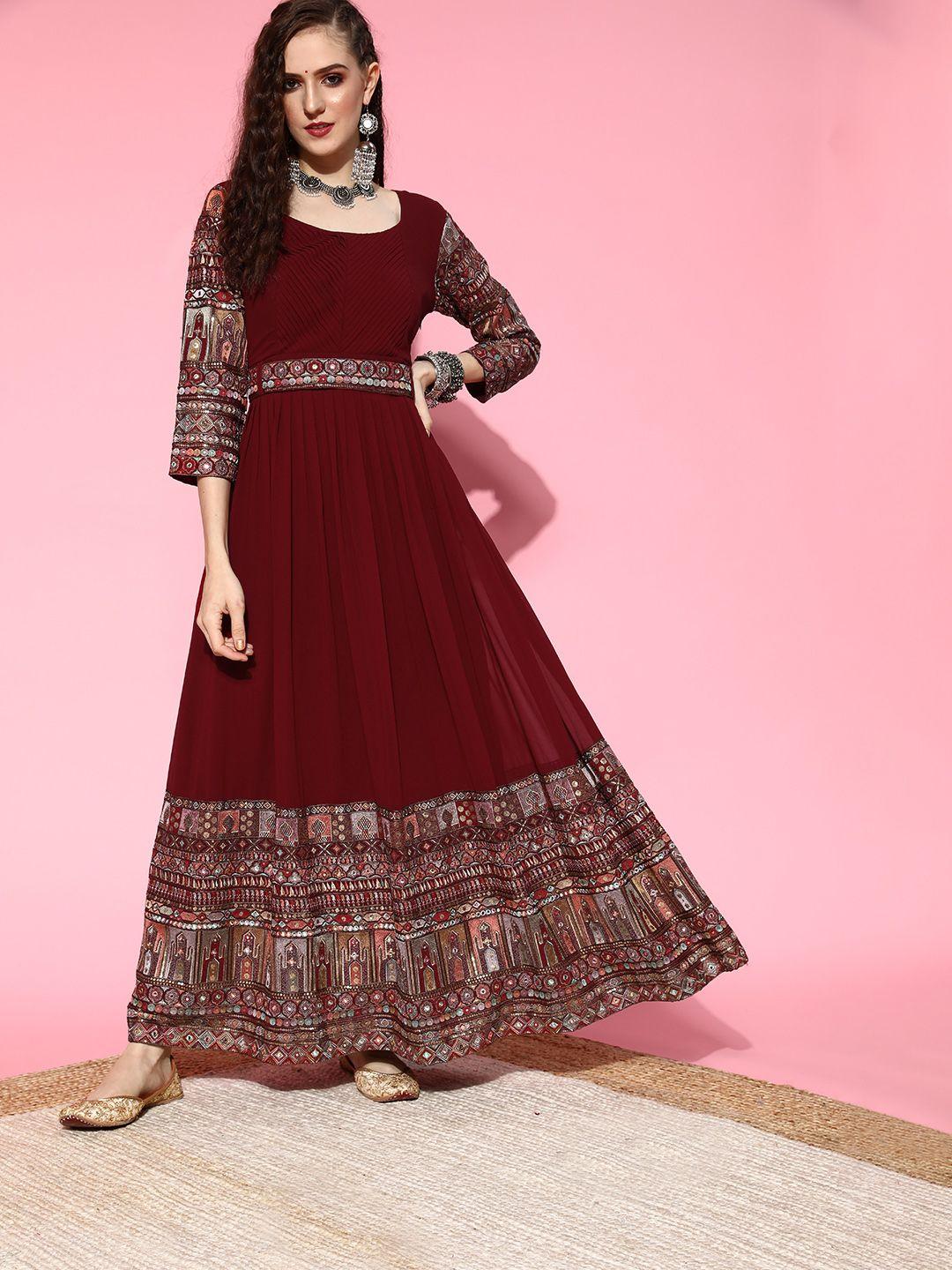 kvsfab-women-charming-maroon-ethnic-motifs-gown-for-days