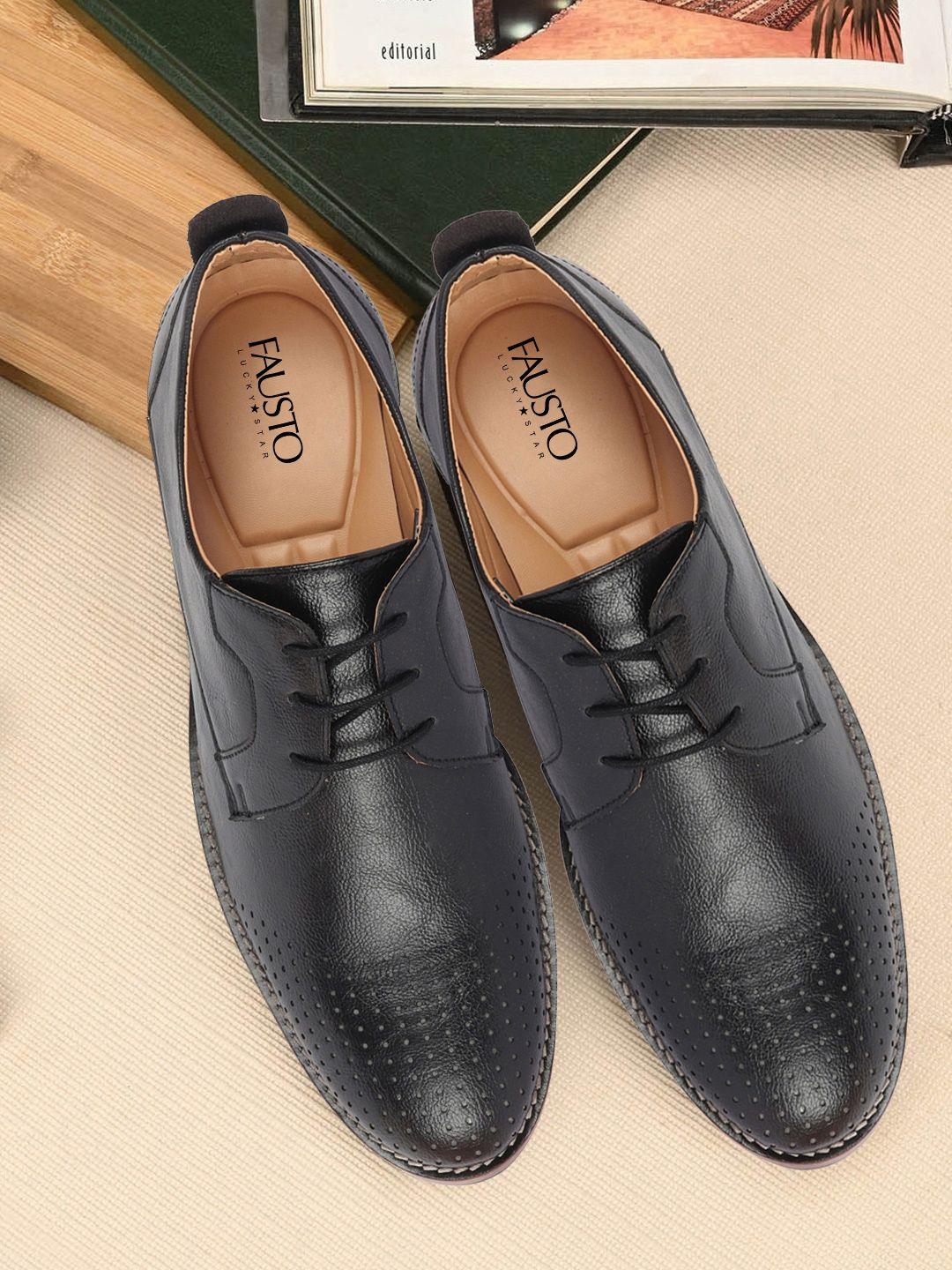 fausto-men-black-solid-formal-derby-shoes