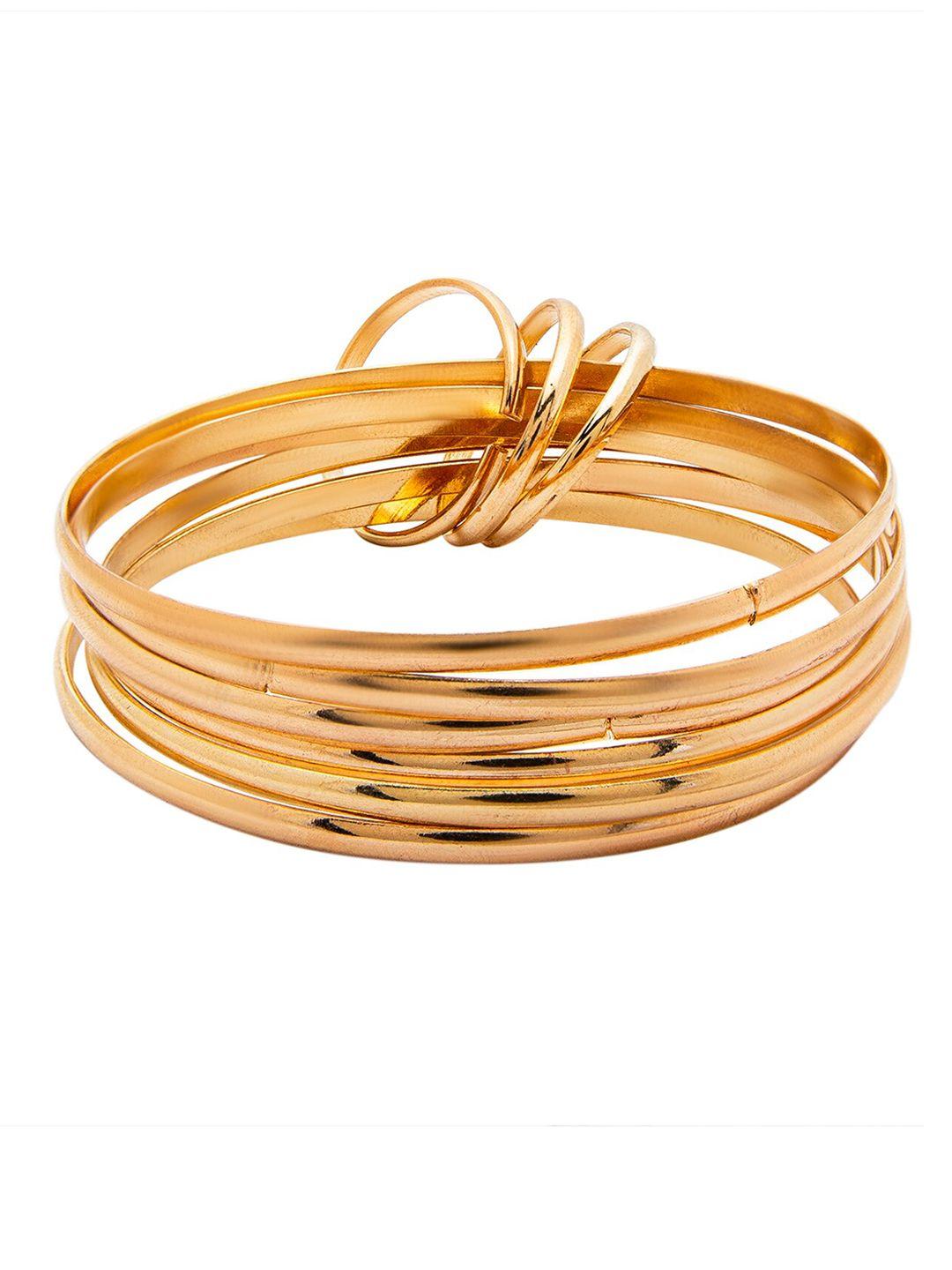 shining-jewel---by-shivansh-gold-plated-gold-toned-bangle