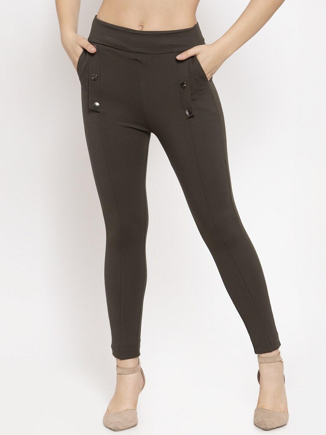 clora-creation-women-olive-solid-jeggings