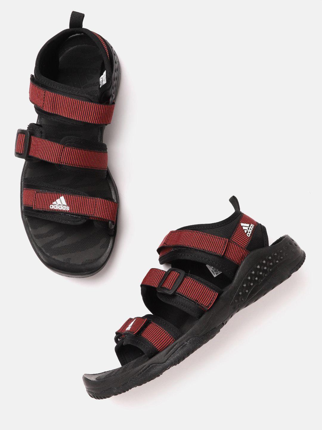 adidas-men-black-&-red-striped-traso-sports-sandals