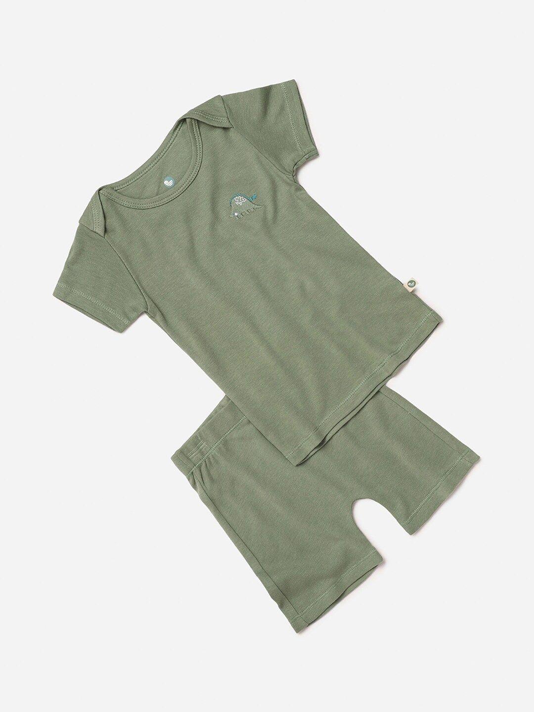 cocoon care Unisex Kids Green Sustainable Clothing Set