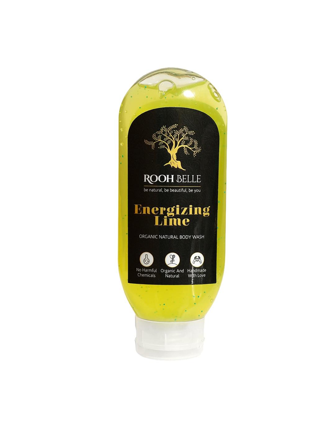 Roohbelle Organic & Natural Energizing Lime Body Wash - 200 ml