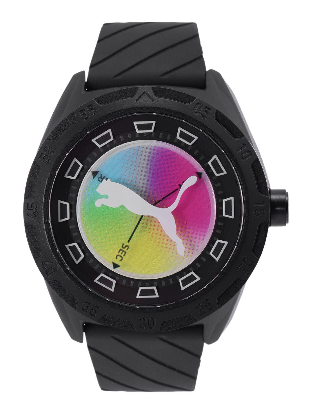 puma-men-multicoloured-dial-&-black-straps-street-analogue-watch-p5093