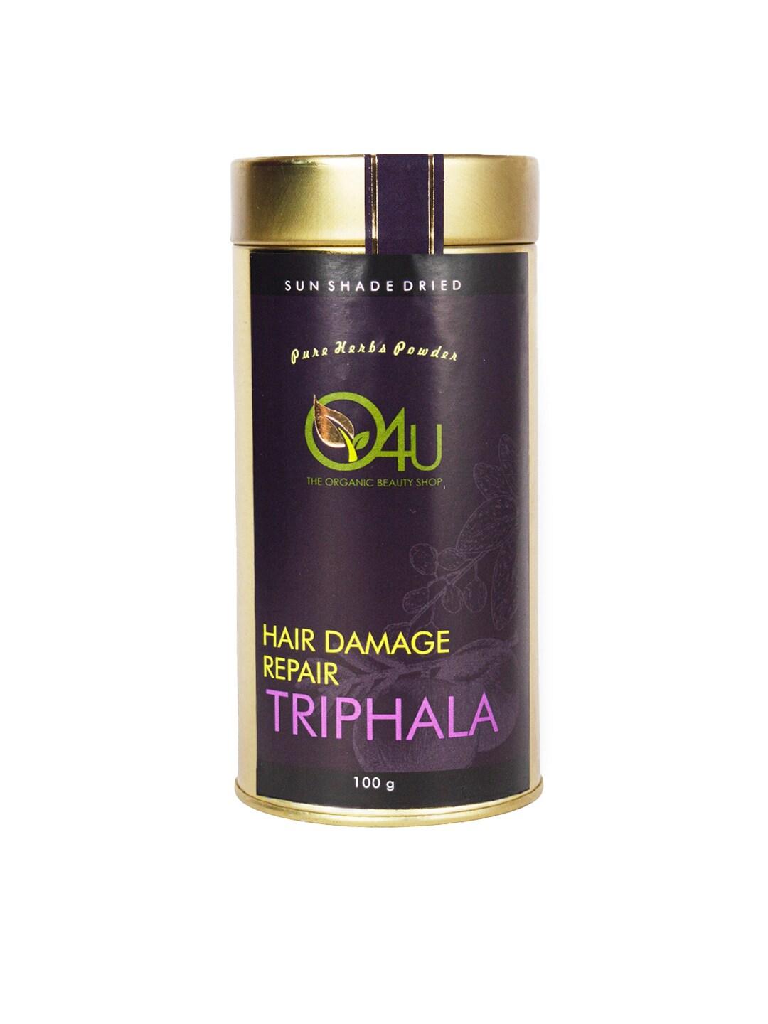 O4U Vegan Sun Shade Dried Hair Damage Repair Triphala Powder for Itching Control - 100 g