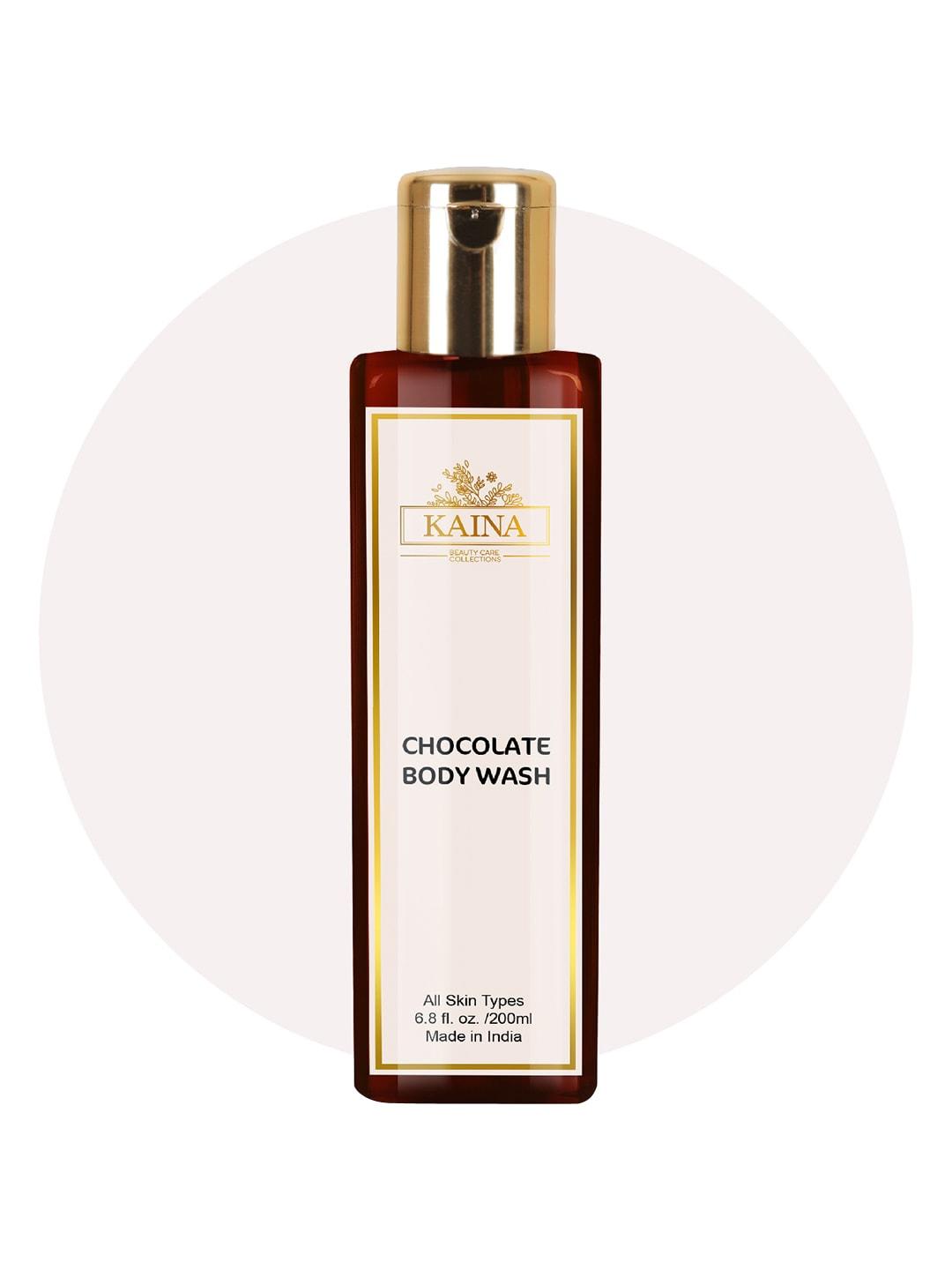 Kaina skincare Chocolate Body Wash with Jojoba Oil for All Skin Types - 200ml