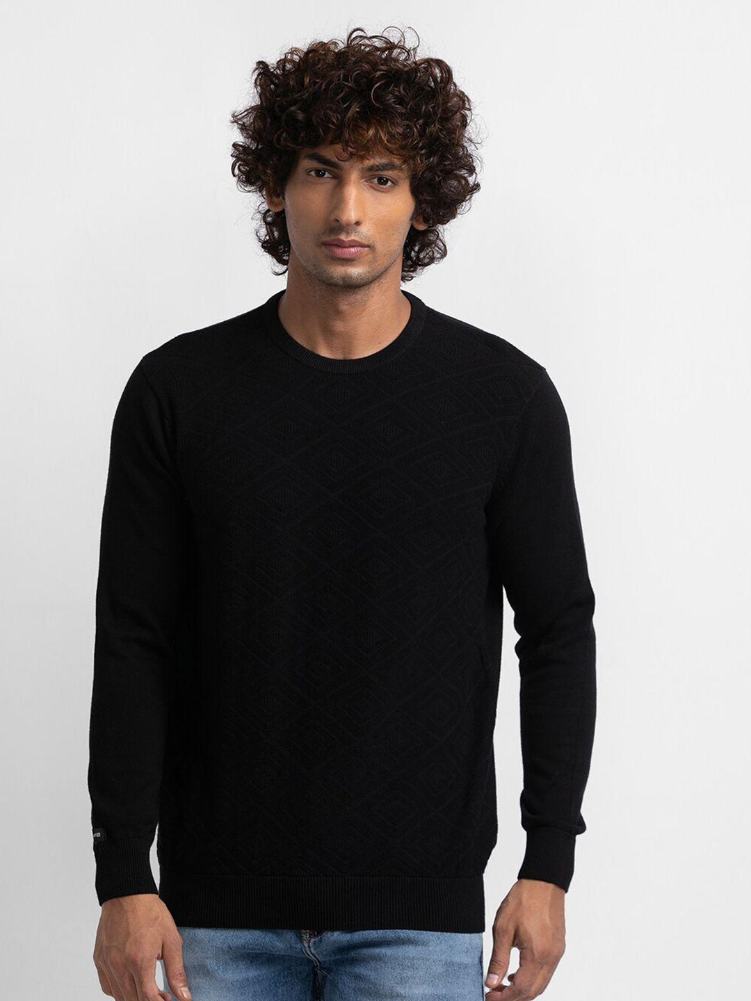spykar-men-black-pullover