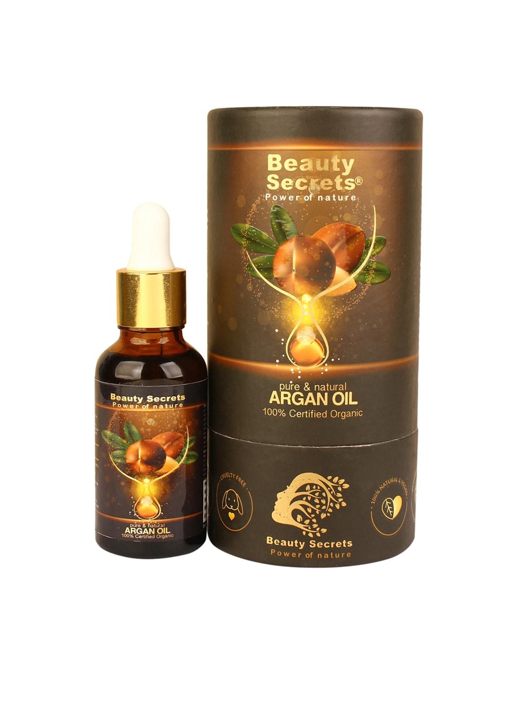 Beauty Secrets Cruelty-Free Pure & Natural 100% Certified Organic Argan Oil - 30 ml