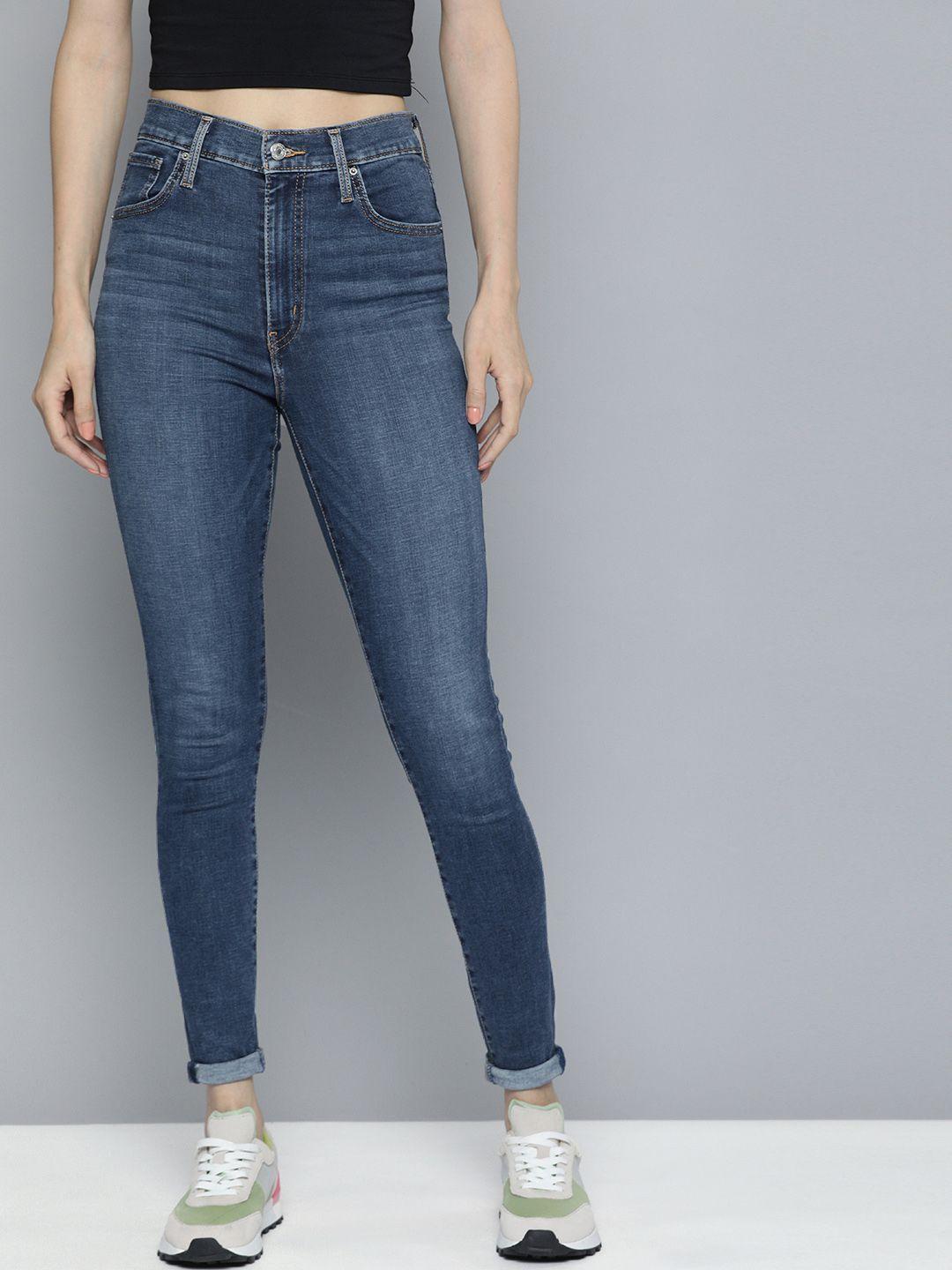 Levis Women Blue Skinny Fit High-Rise Light Fade Stretchable Jeans
