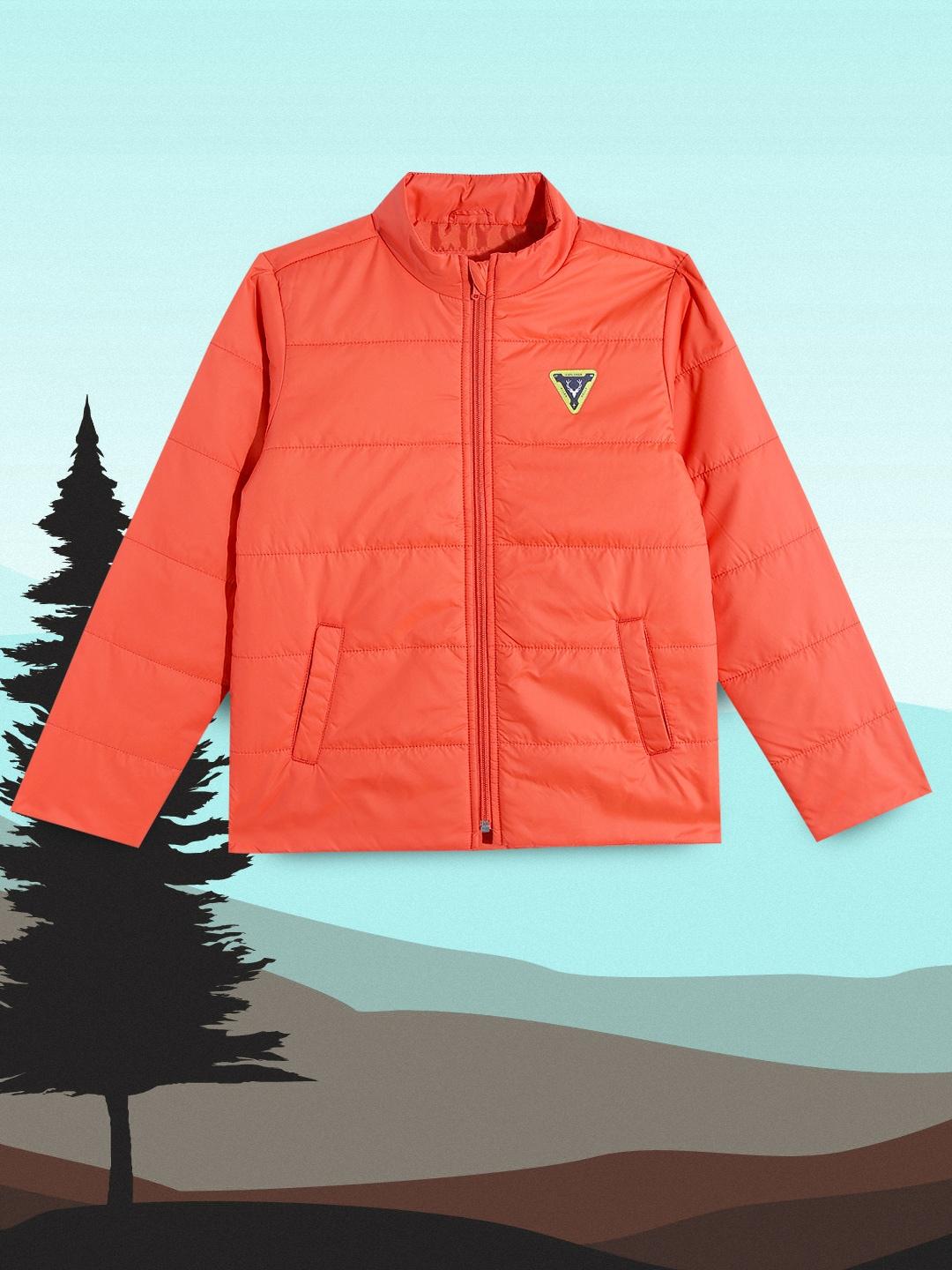 allen-solly-junior-boys-orange-solid-padded-jacket