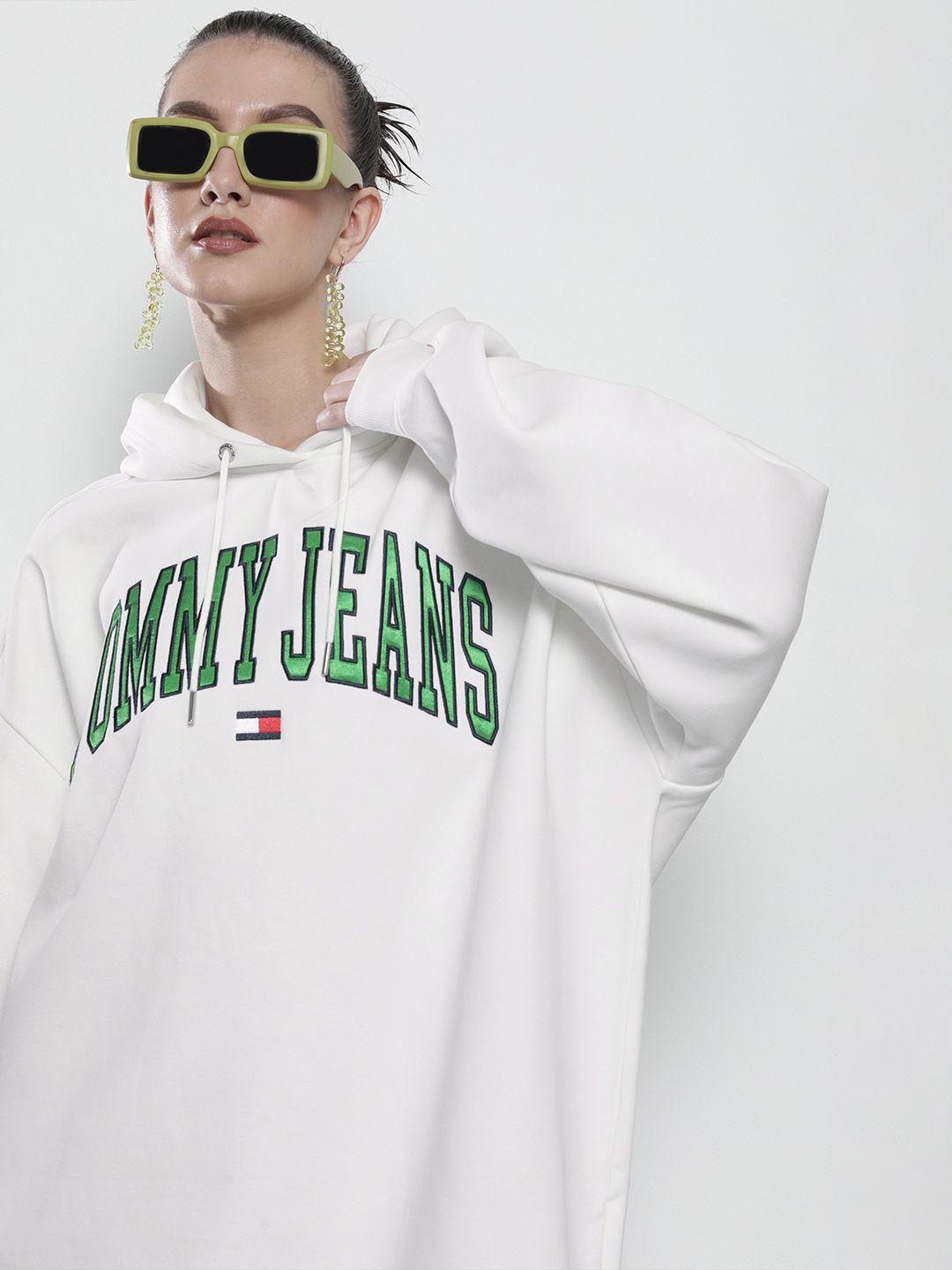 tommy-hilfiger-white-brand-logo-embroidered-hoodie-dress