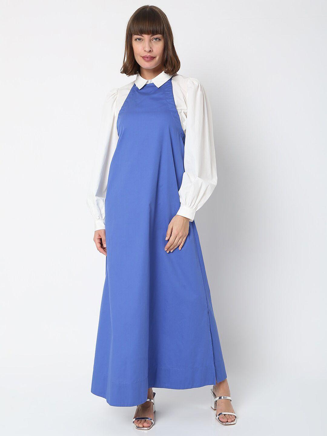 Vero Moda Blue & magnolia Maxi Dress
