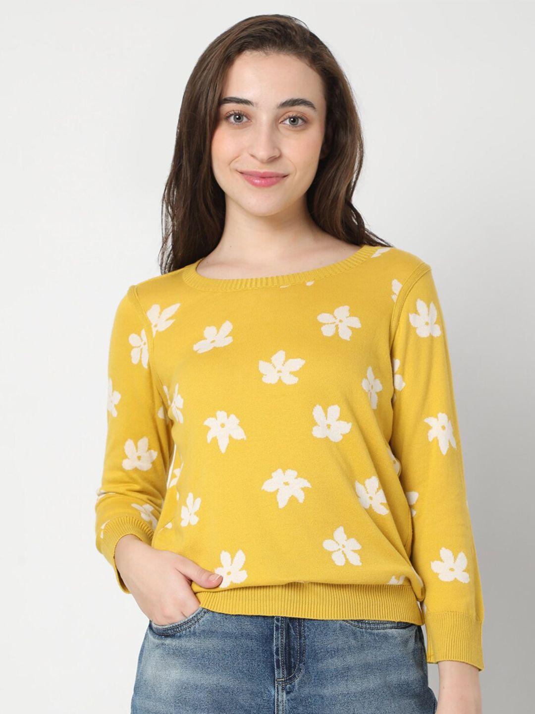 vero-moda-women-yellow-&-white-floral-printed-sweater-vest