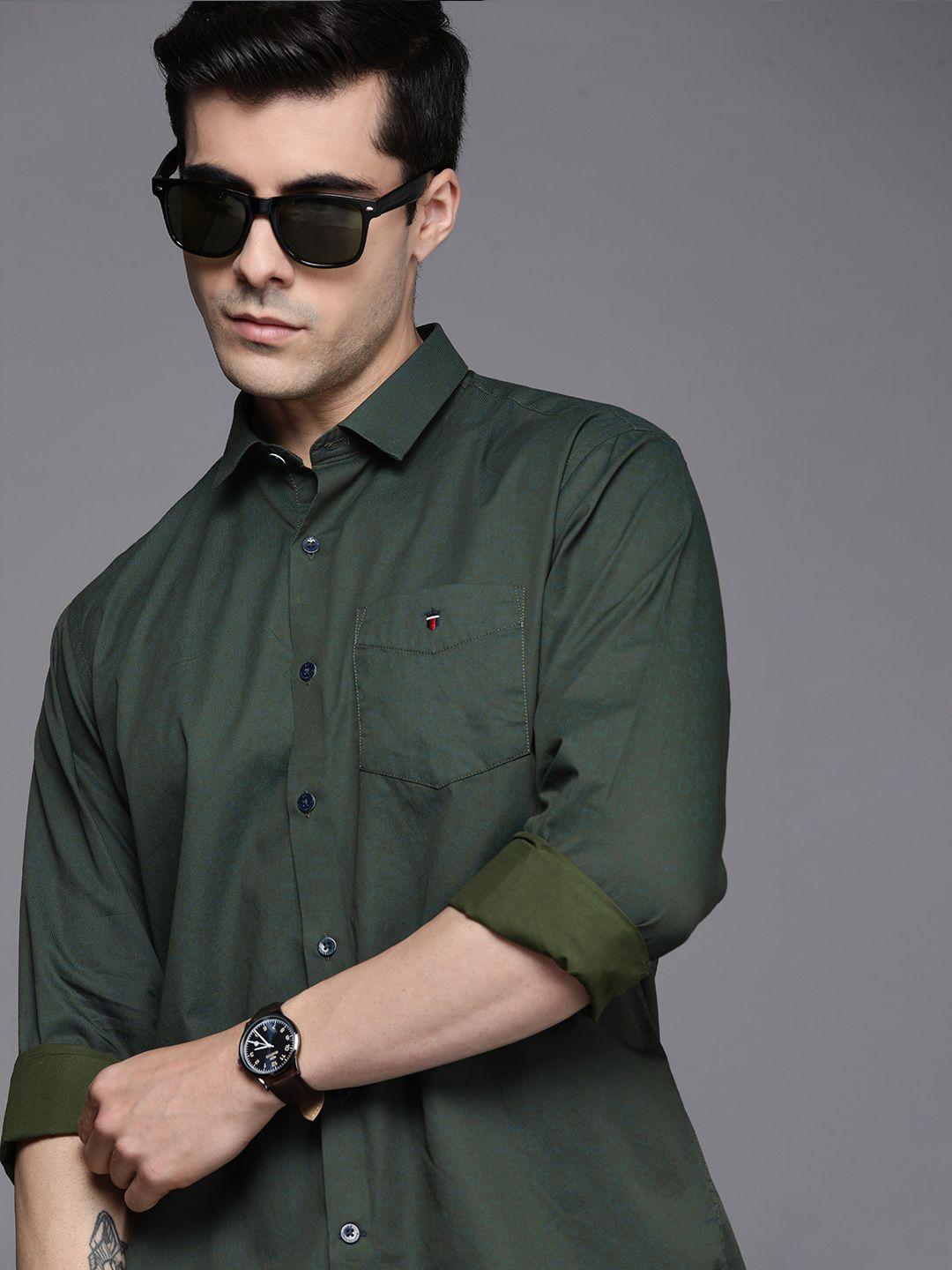 louis-philippe-sport-men-olive-green-slim-fit-geometric-printed-pure-cotton-casual-shirt