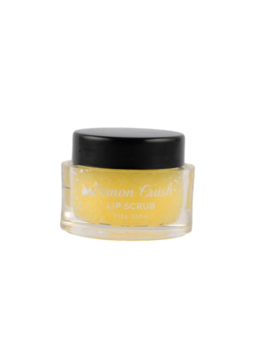 ANOUR Lemon Crush Lip Scrub with Jojoba Oil & Shea Butter for Soft & Smooth Lips - 15g
