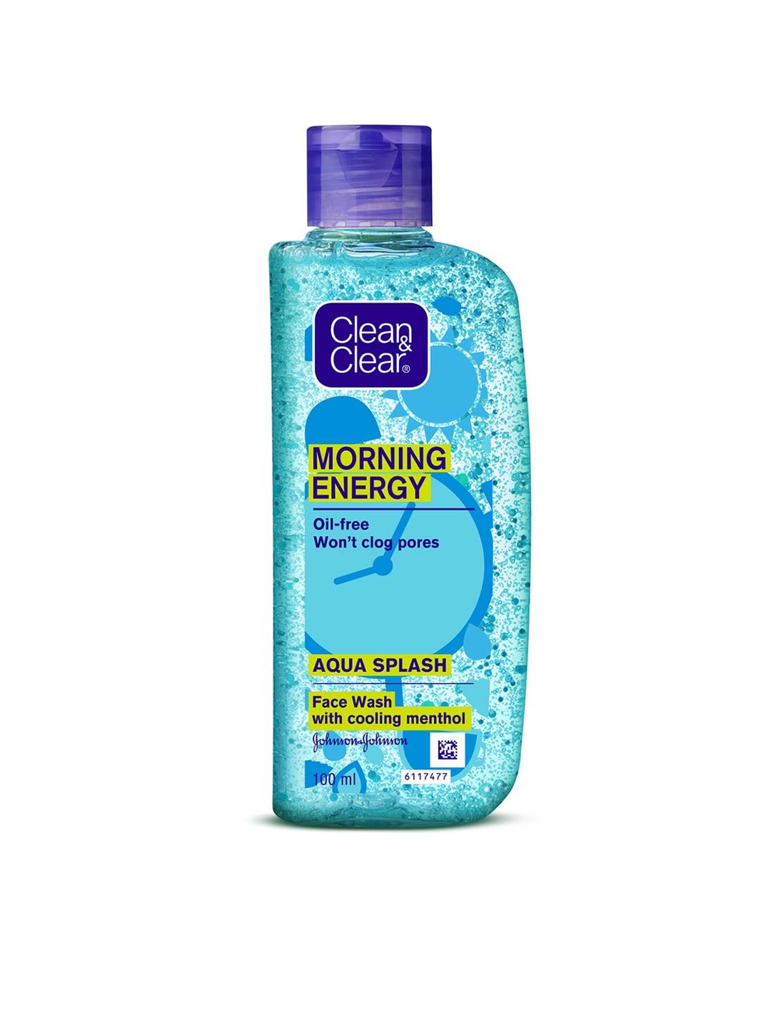 Clean&Clear Morning Energy Oil Free Aqua Splash Face Wash - 100 ml