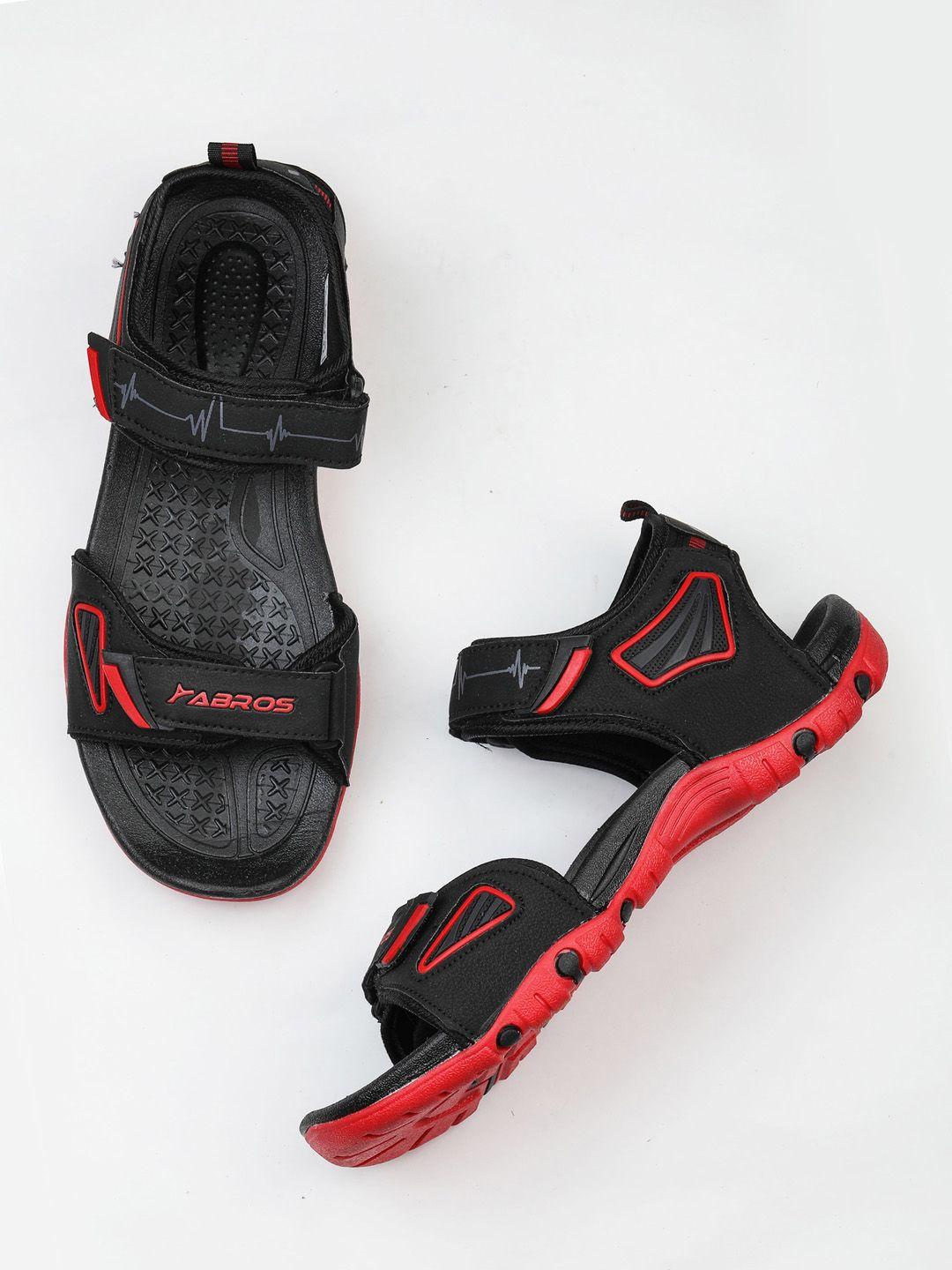 abros-men-black-patterned-sports-sandals