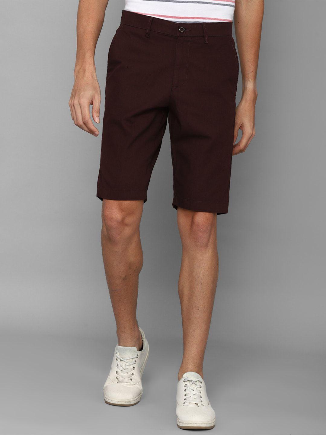allen-solly-men-brown-slim-fit-shorts