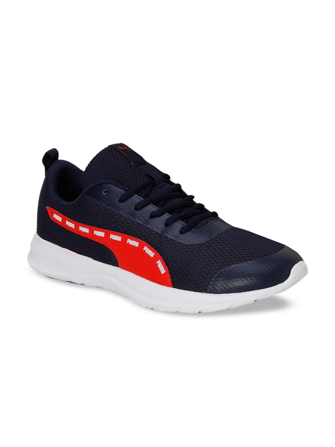 Puma Men Blue Woven Design Lite Pro v2 Sneakers