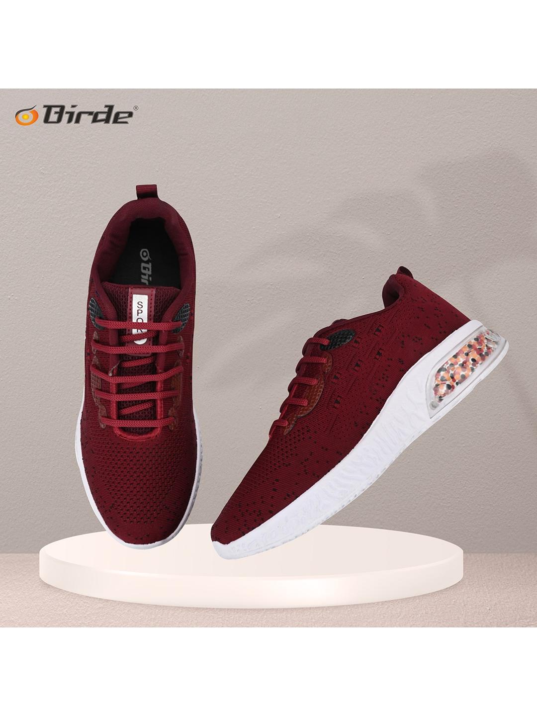 birde-men-maroon-woven-design-sneakers