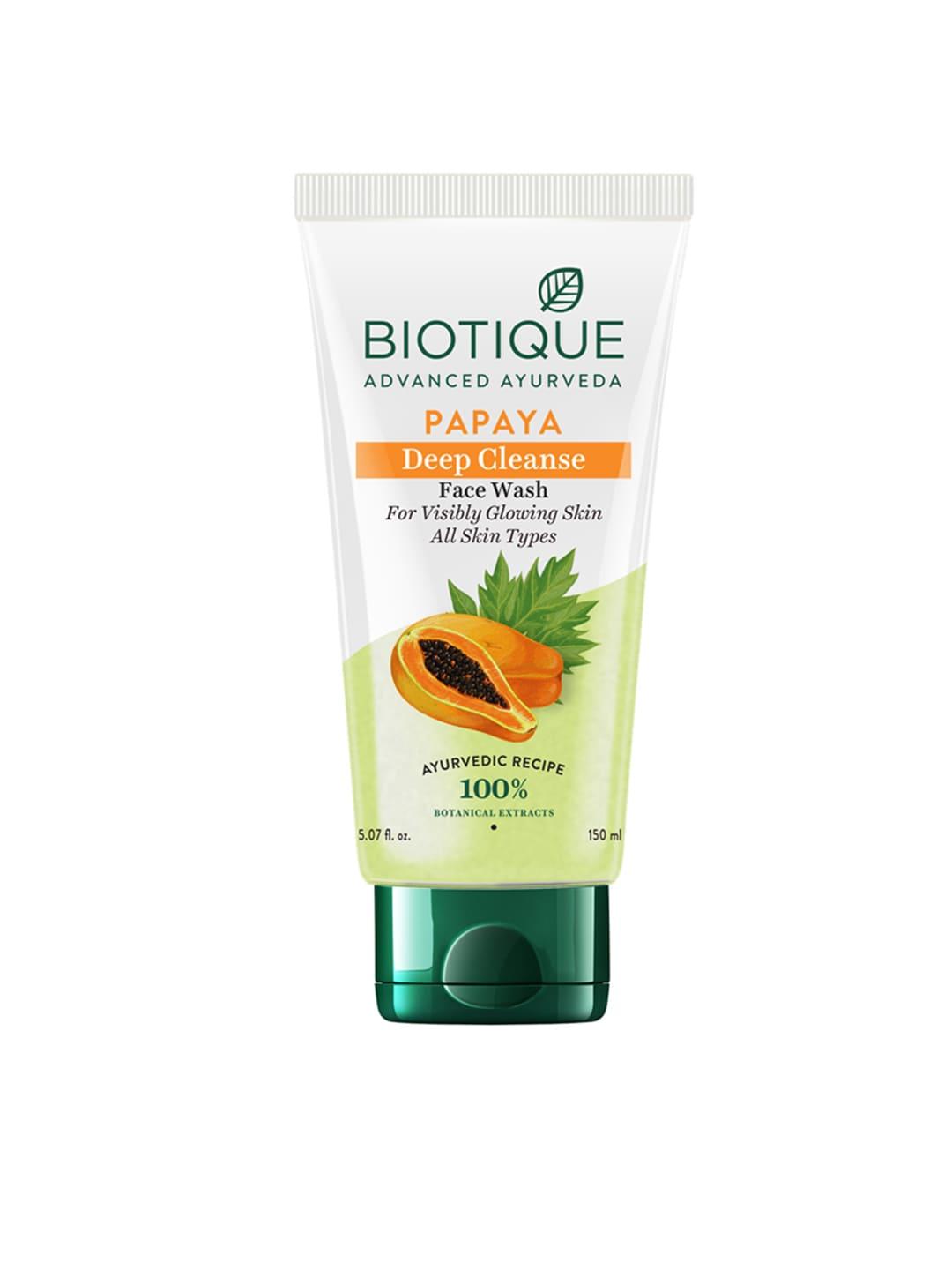 Biotique Bio Papaya Visibly Ageless Exfoliating Sustainable Face Wash 150 ml