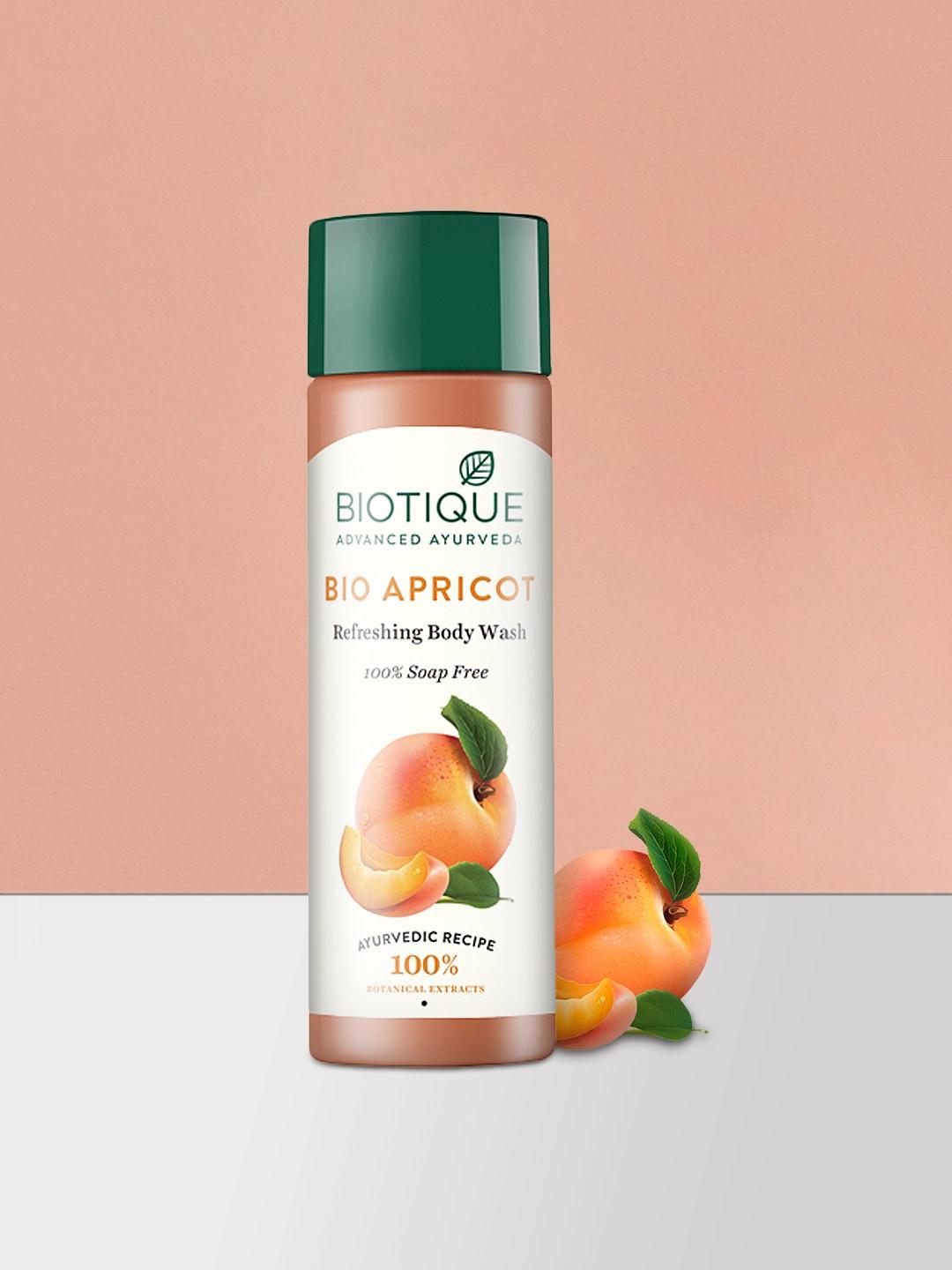 Biotique Botanicals Unisex Bio Apricot Refreshing Sustainable Body Wash 190 ml