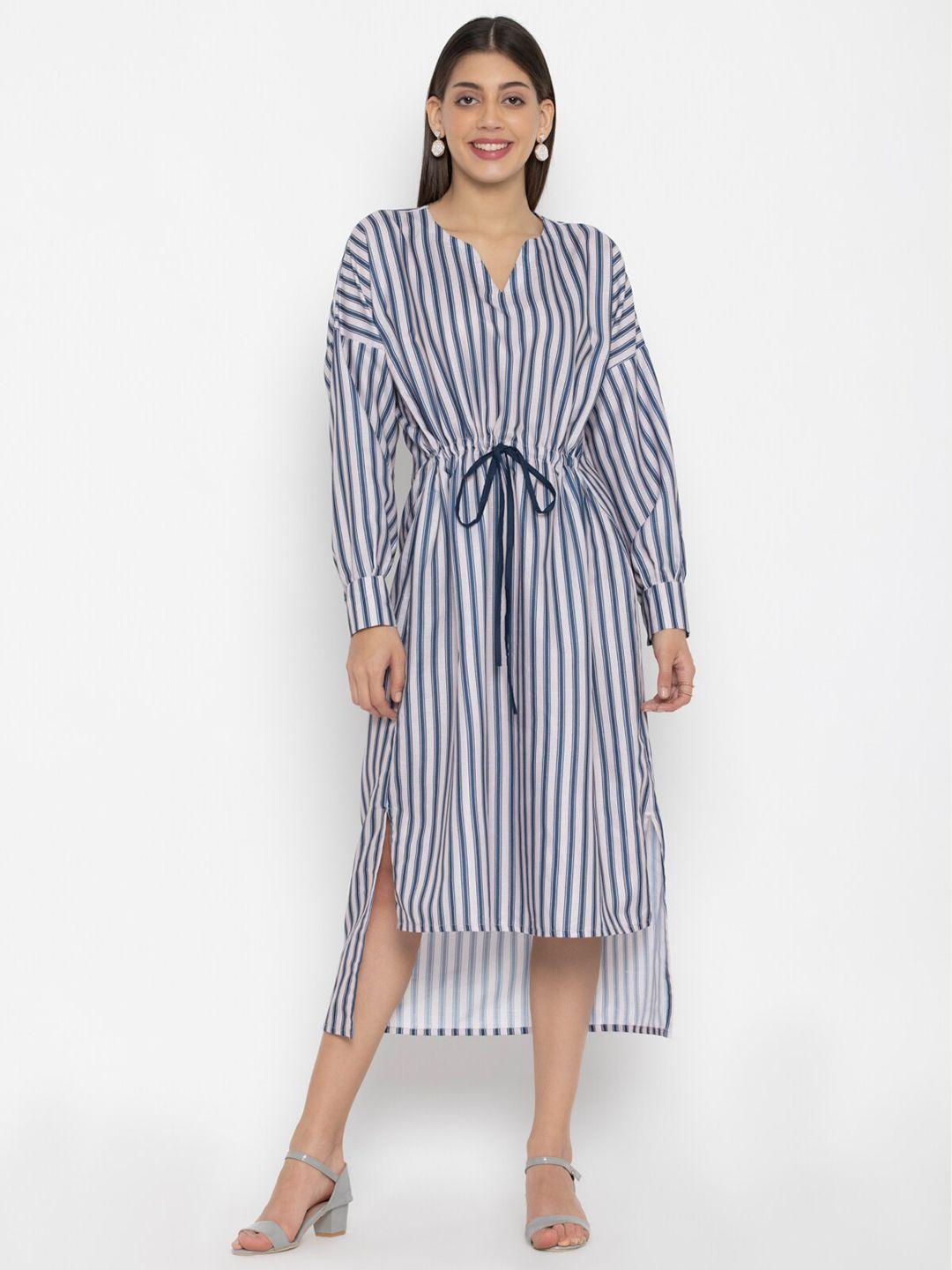 sew-you-soon-blue-striped-a-line-midi-dress