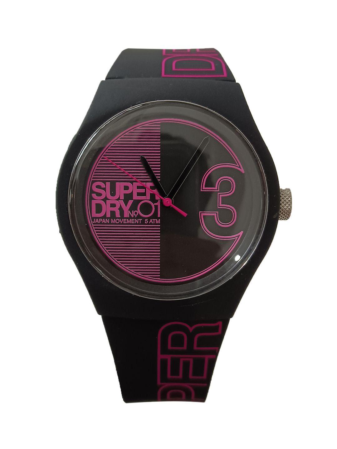 superdry-women-purple-brass-printed-dial-&-black-straps-analogue-watch